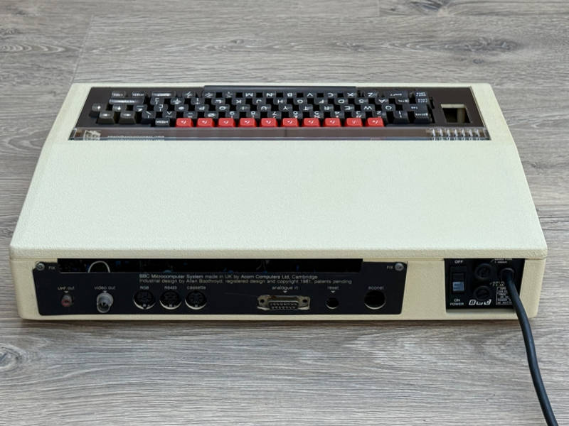 Back view shows the larger vent opening of the coarse texture case