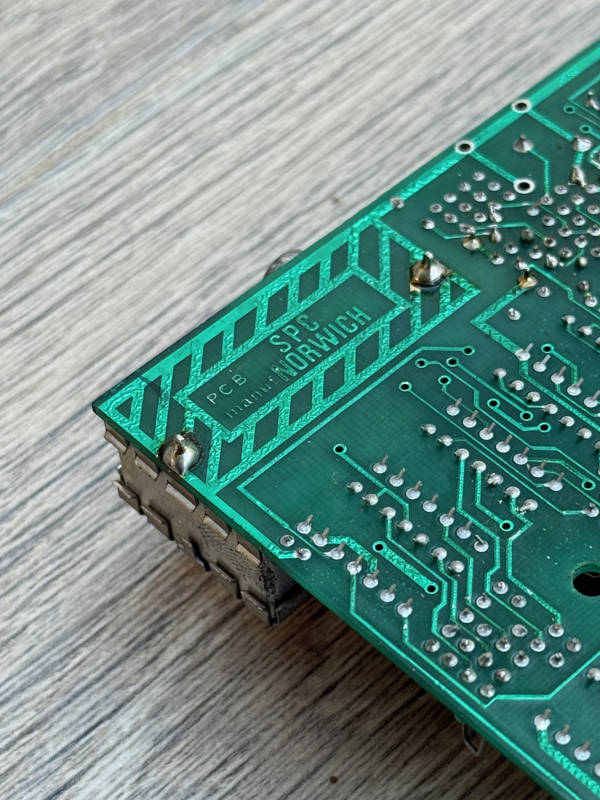 The bare PCB is produced by SPC