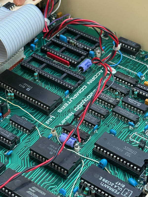 Soldered power connectors are unusual — spade connectors are the norm